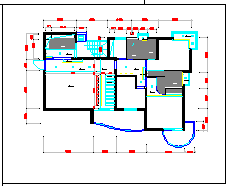 高档中式住宅室内装修cad设计图含效果图-图二