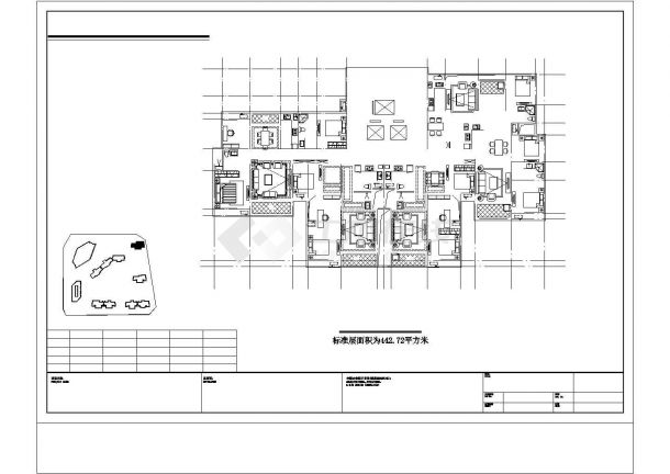 某城中高层洋房住宅建筑标准项目设计施工CAD图纸-图一