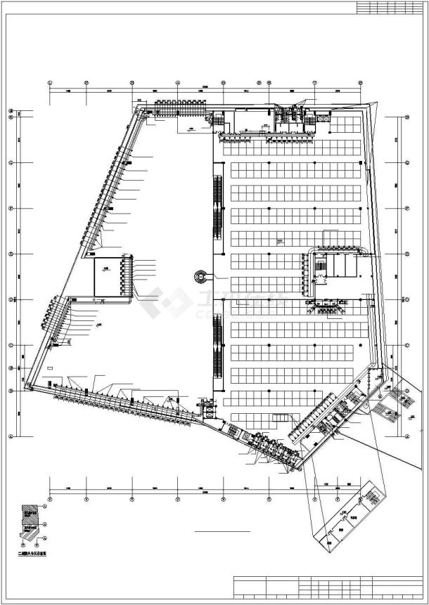 某城市会展中心采暖空调项目设计施工CAD图纸-图二