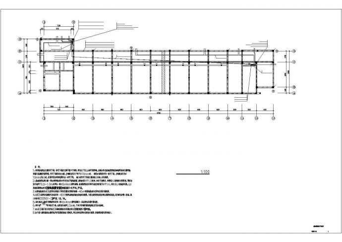 某3322平方米五层浙江中学教学楼电气施工CAD图纸_图1