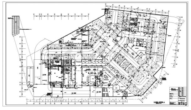 某体育中心绿色建筑设计施工图CAD详图-图二