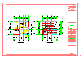 某地三层别墅建筑结构设计CAD图_图1