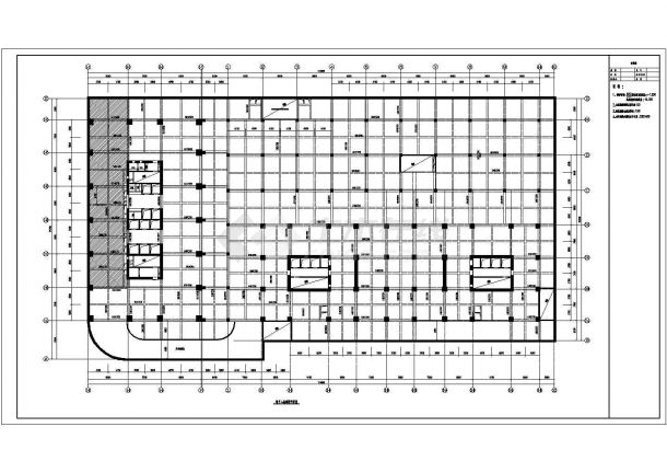 浙江某超高层办公楼结构初步设计CAD图纸-图二