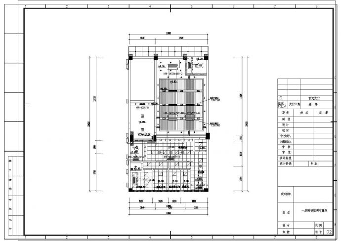 江西某商业办公楼多联机空调系统设计施工CAD图_图1