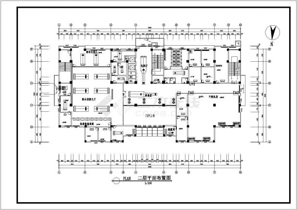 [重庆]某多层办公楼集中空调系统设计施工CAD图-图二