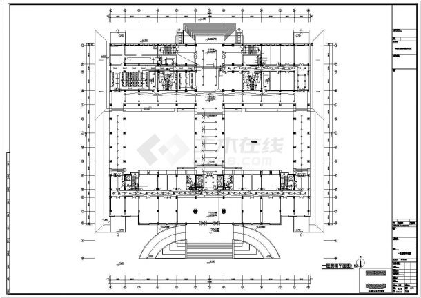 【江苏】38510㎡大型高层办公楼电气设计施工图纸-图二