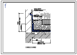 建筑顶层屋顶防水CAD施工设计图纸_图1