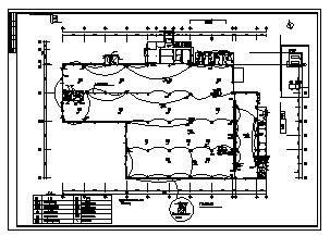 某市神户制钢所新建厂房安装工程电气施工cad图(含电气照明、动力与控制及空调通风电源系统设计)-图一