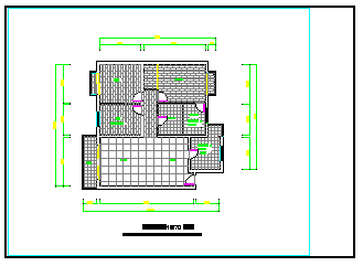 经典三室雅居装修cad平面设计图纸_图1