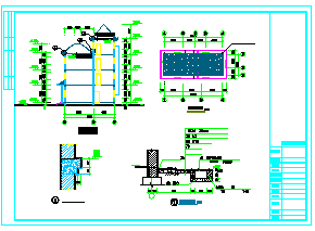 四层别墅建筑结构水电施工图纸全套-图二