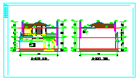 四合院建筑施工设计CAD图纸