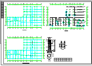 框架结构混住宅cad设计建筑图纸-图一