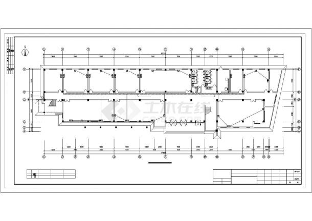 五层办公楼全套强弱电气设计CAD施工图纸-图二