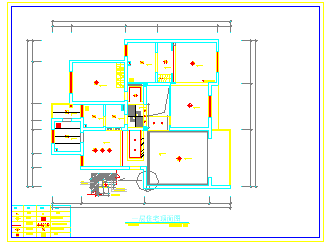某别墅家庭室内装修一层设计cad设计图_图1