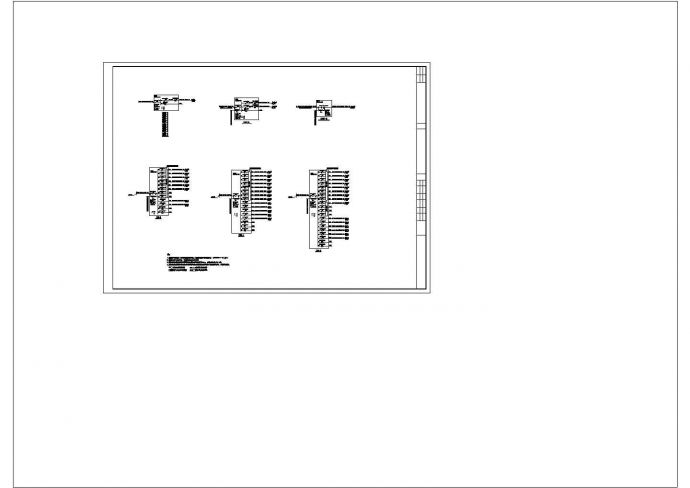 某多层办公楼配电设计cad全套强弱电系统施工图（含设计说明，含负荷计算表，含预计雷击次数计算书，含照明节能表）_图1