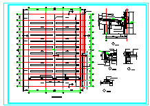  CAD architectural design drawing of steel structure of a warehouse finished product workshop - Figure 2