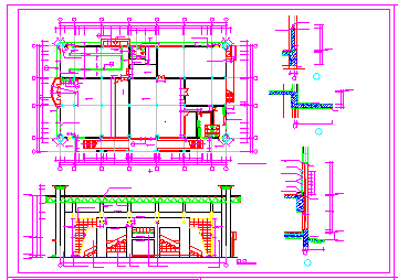 某操场CAD建筑全套设计施工图纸-图一