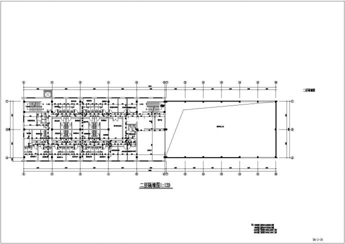 某酒店桑拿游泳馆CAD建筑设计完整施工图_图1
