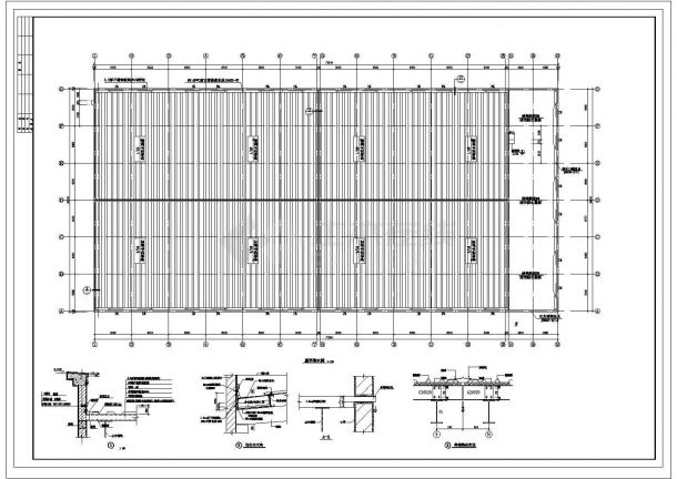 长75.24米 宽36.24米 2层3025.32平米厂房建筑设计施工图-图一