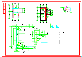 某地下水池结构cad建筑工程设计图纸-图二