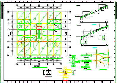 某底框住宅专混结构设计cad施工图_图1