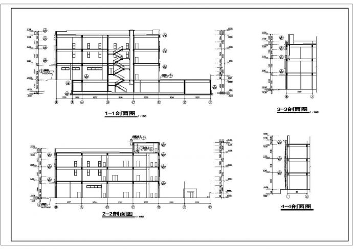 某购物中心平立剖CAD建筑设计完整施工图_图1