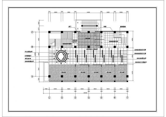 完整的某银行室内装修建筑设计施工图_图1