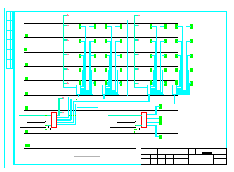 某多层住宅建筑楼强弱电CAD平面施工图