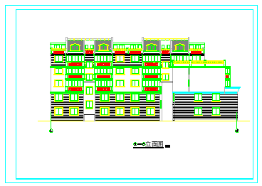 某多层住宅楼建筑设计cad施工全套图纸-图一