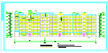 某多层住宅楼建筑施工全套CAD设计图-图二