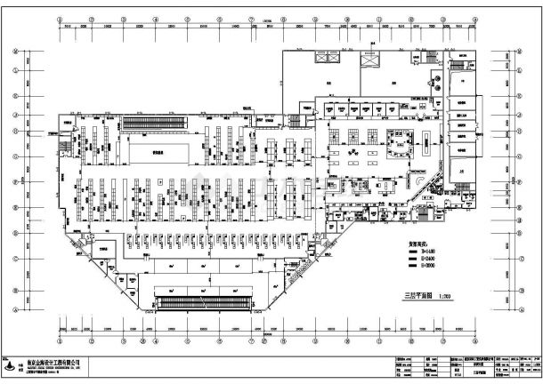 某大型超市CAD建筑构造完整设计图-图一