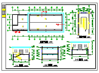 某二层医院药品楼建筑cad方案设计图