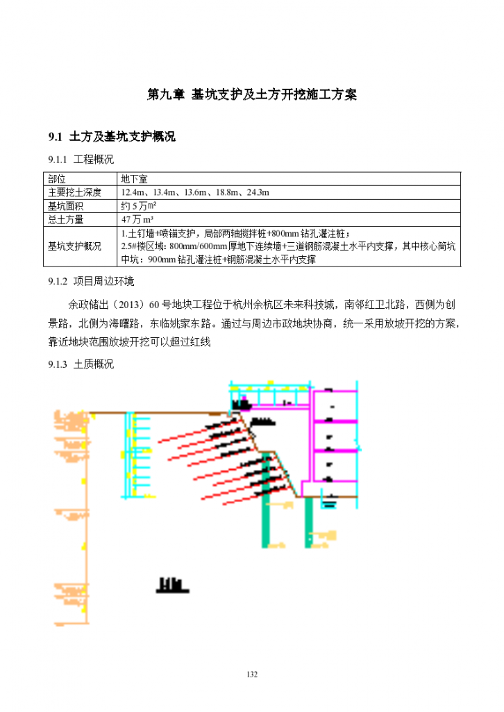 杭州基坑支护及土方开挖施工组织设计方案-图一