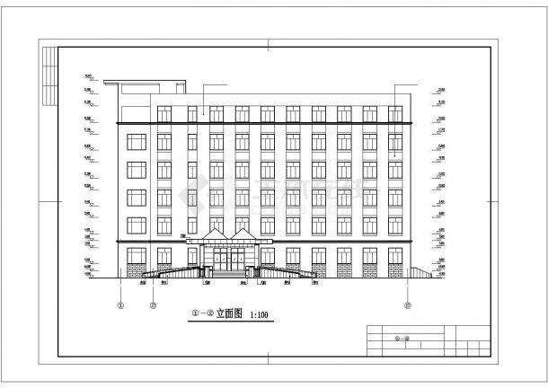 某地区高层住宅楼钢筋混凝土剪力墙结构设计施工CAD图纸-图一