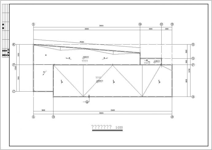 某4层框架结构幼儿园建筑结构设计施工CAD图纸_图1