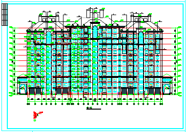 某高层全套建筑CAD施工图纸_图1