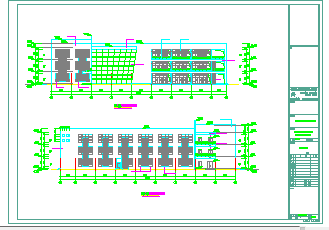 某高教园区后勤服务中心大楼空调施工设计cad图纸-图二