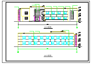 某工厂两层配套办公楼cad建筑设计方案图-图一