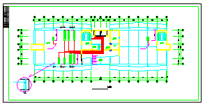 某公安部门办公楼VRV空调方案cad施工设计图纸_图1