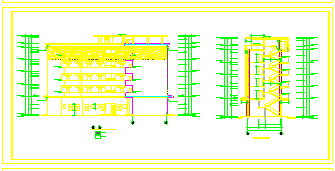 某工业园区职工宿舍建筑CAD全套设计施工图纸-图一