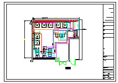 某会所锅炉房cad设计系统图