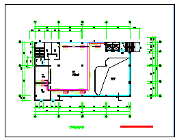某九层办公楼空调全套cad施工设计图-图二
