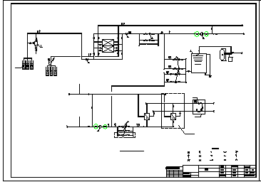 某科技园区水源热泵工程cad平面施工设计图