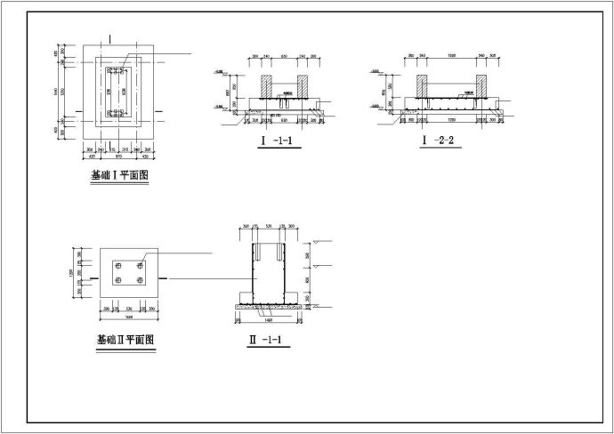 某锅炉房钢筋混凝土结构设计施工CAD图纸_图1