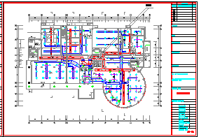 某六层空调平面及机房cad施工设计图纸_图1