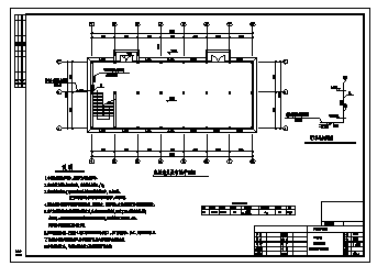 某市二层塑模五金厂房电气施工cad图(含消火栓布置平面图)-图二