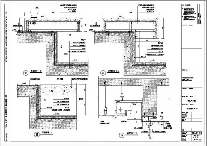 某美式别墅节点CAD构造设计详图_图1