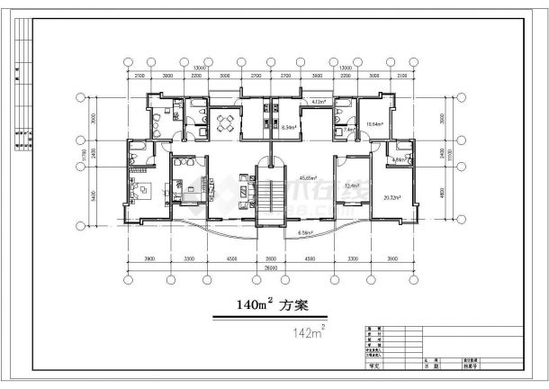 某多层住宅CAD详细设计构造图-图一