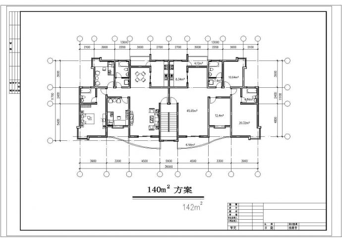 某多层住宅CAD详细设计构造图_图1