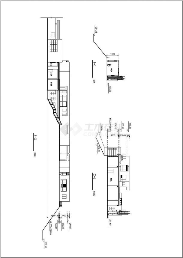 贵阳市某新建楼盘单层砖混结构售楼处建筑设计CAD图纸（含样板房）-图二